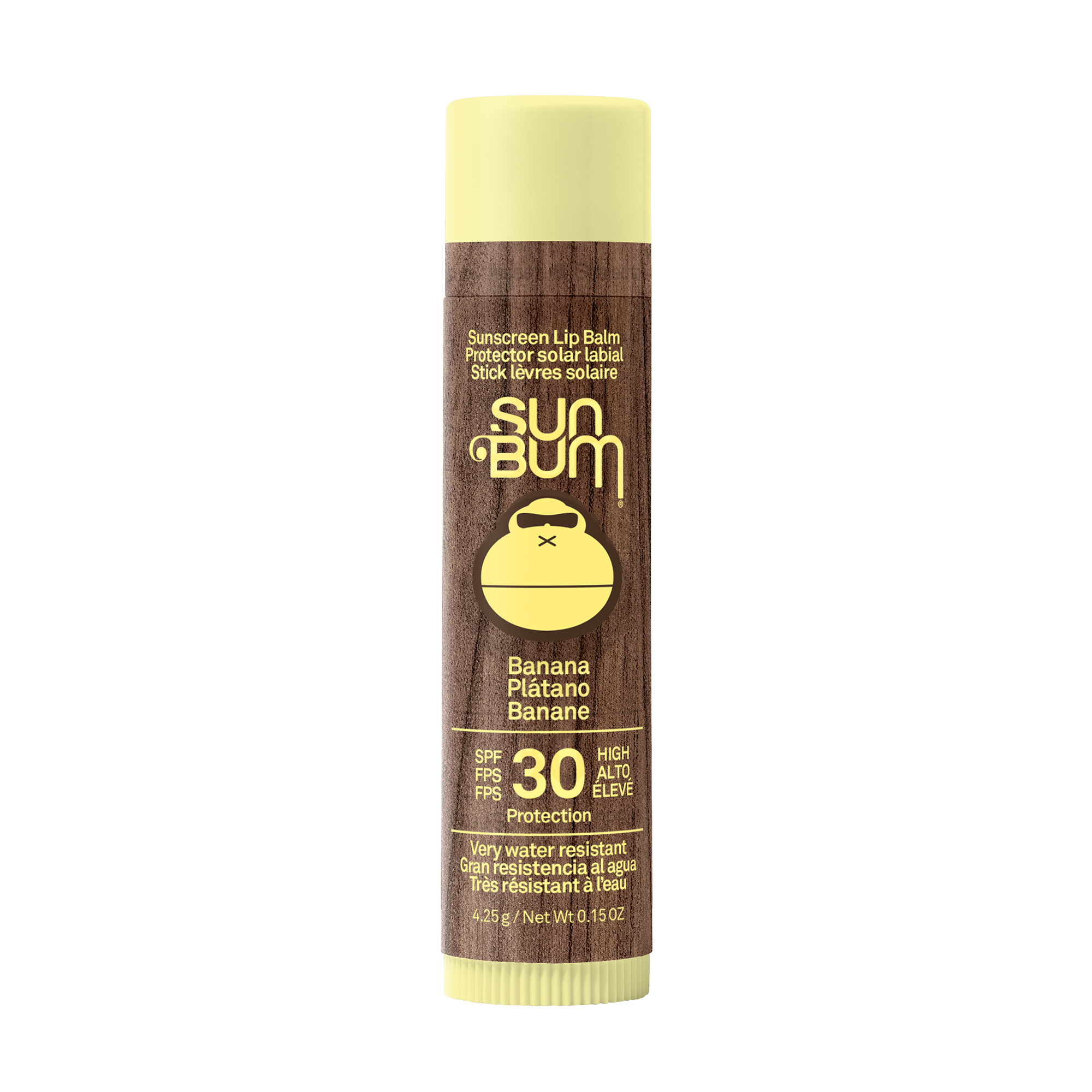 Sun Bum Original SPF 30 Sunscreen Lip Balm – Banana  4.25 G / 0.15 OZ