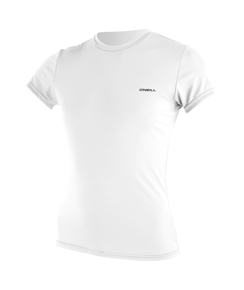 Wms Basic Skins S/S Sun Shirt- WHT- Wms