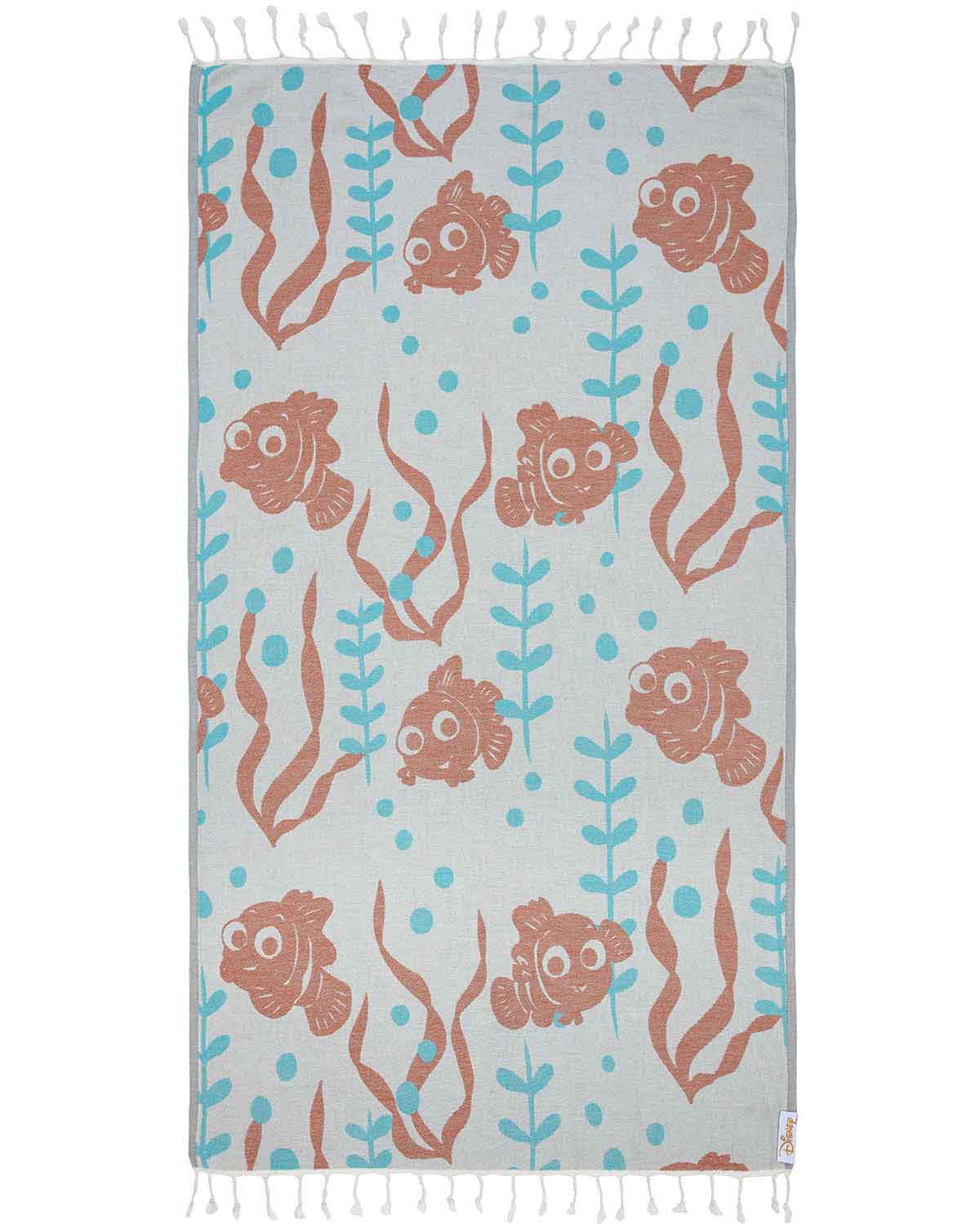 Nemo Seagrass  Kids Beach  Towel