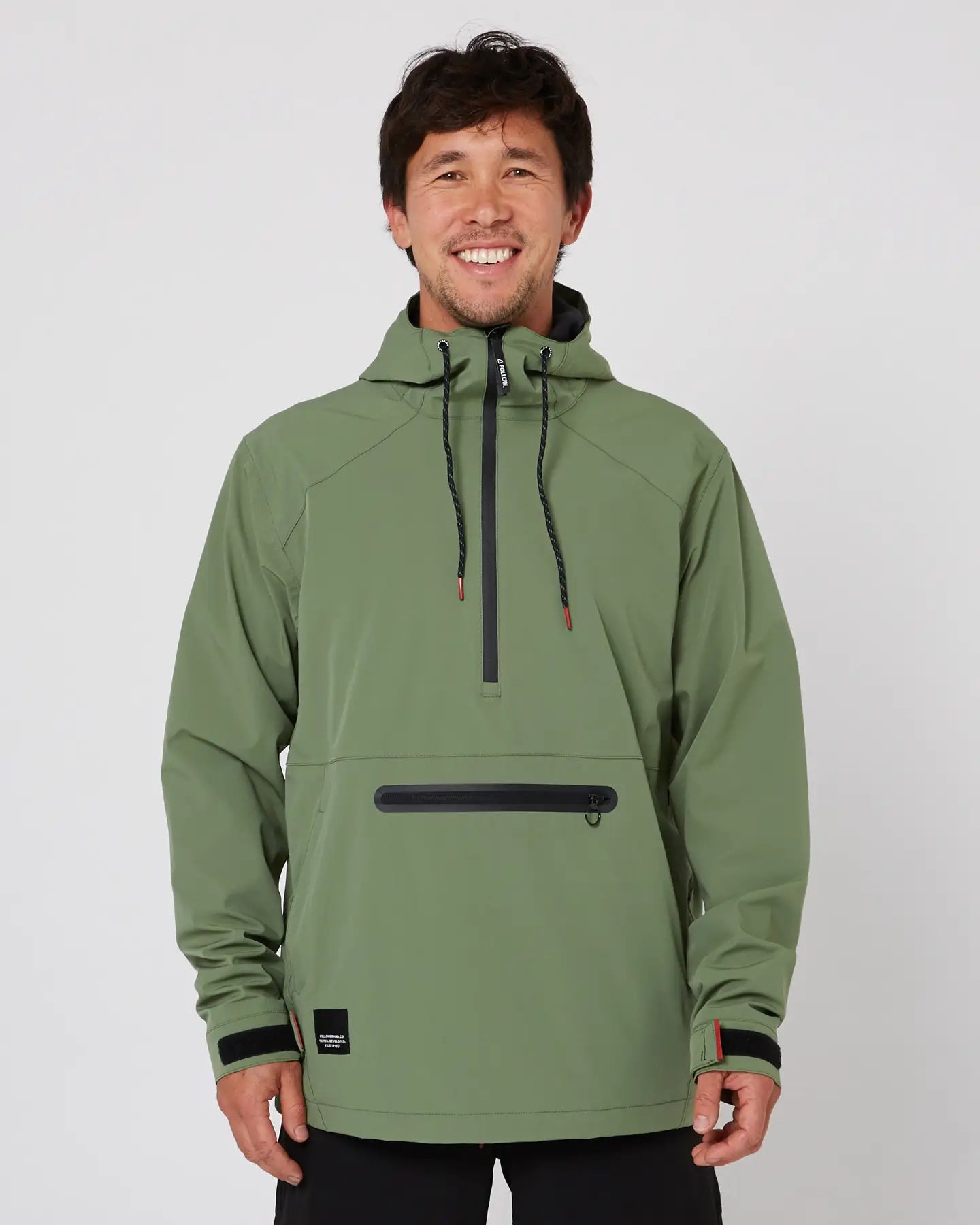 Unisex- 20K Rain Anorak- Olive