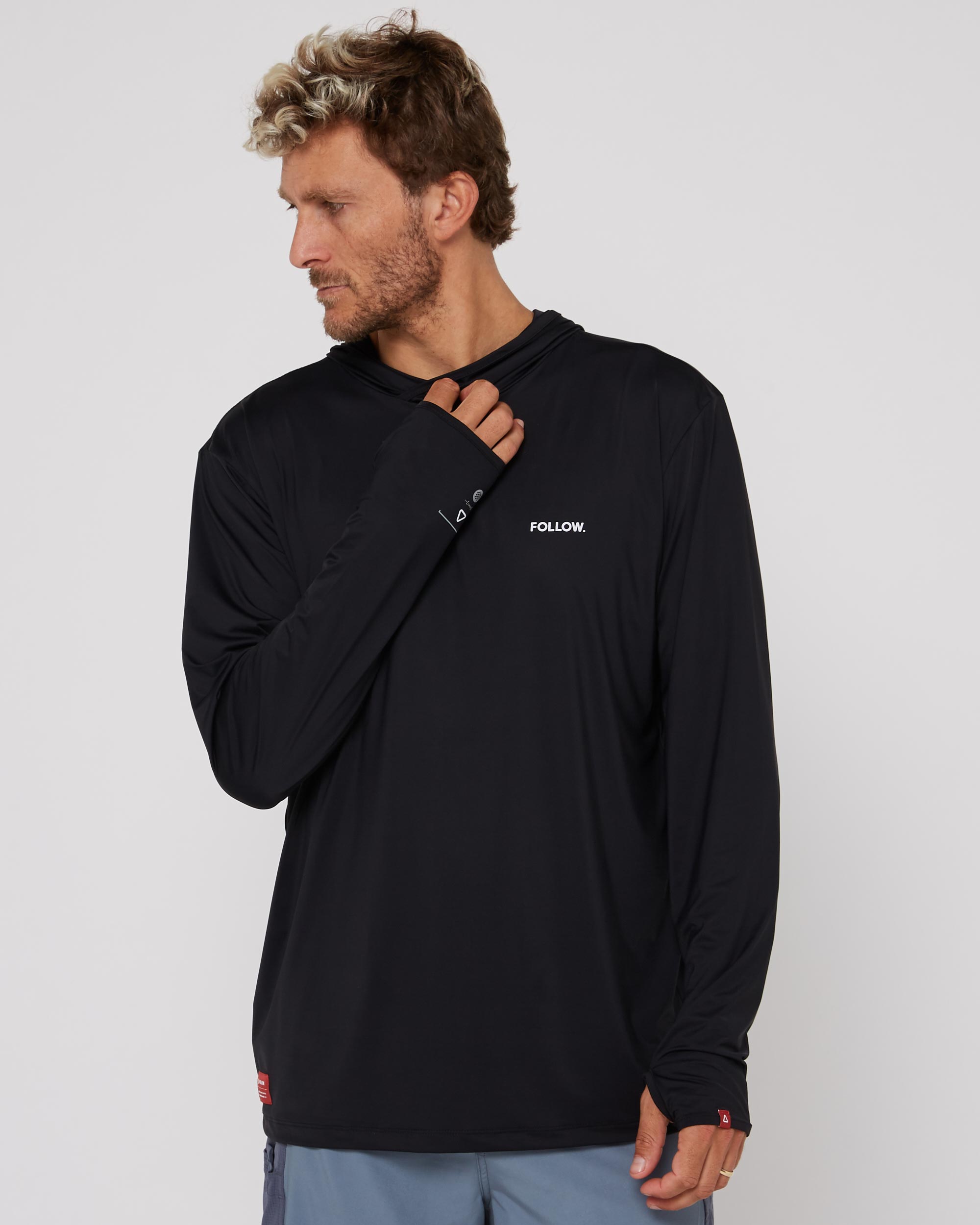 Unisex- Water Hood L/S- Black