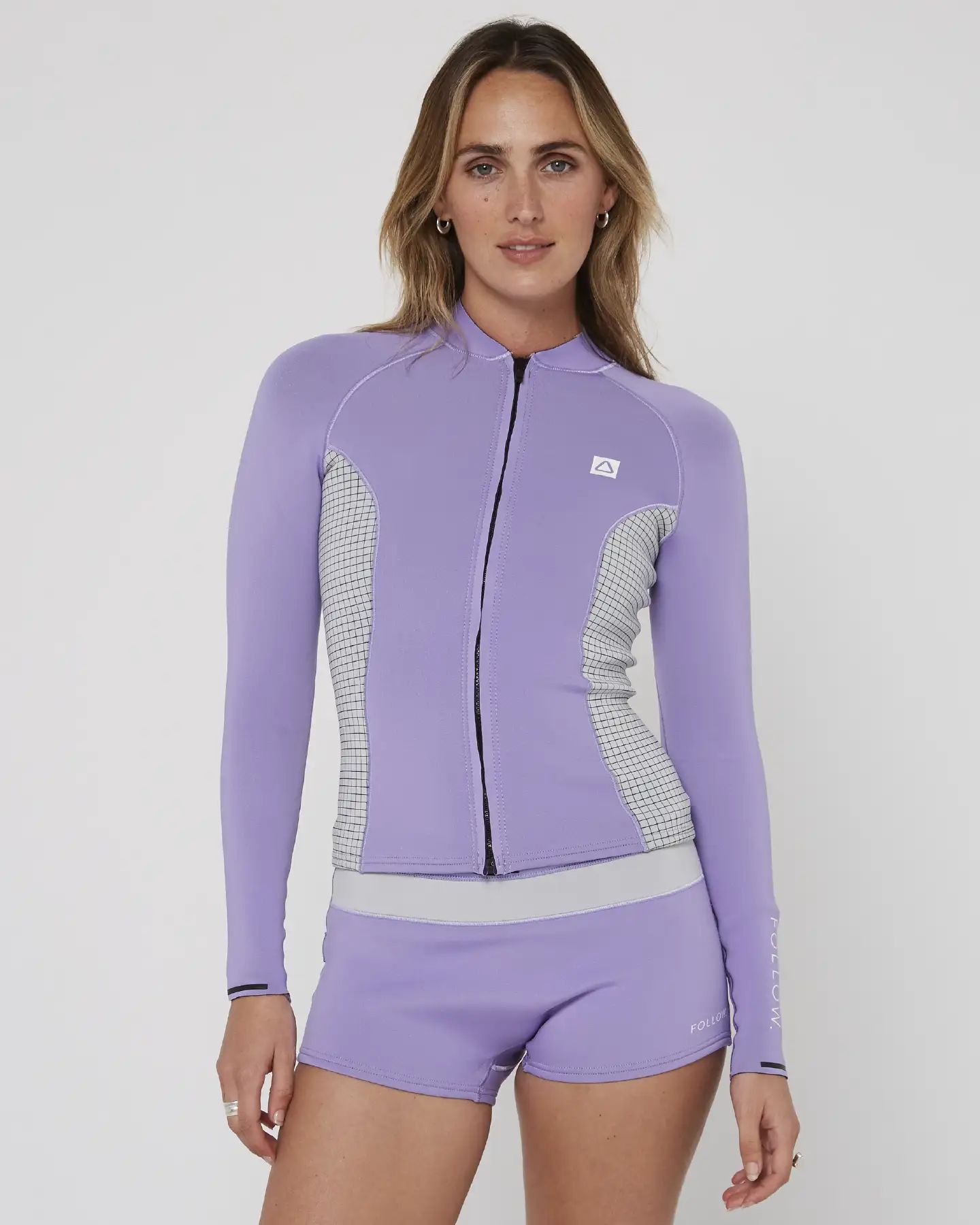 Women's- Ladies FZ Wetty Top- Purple