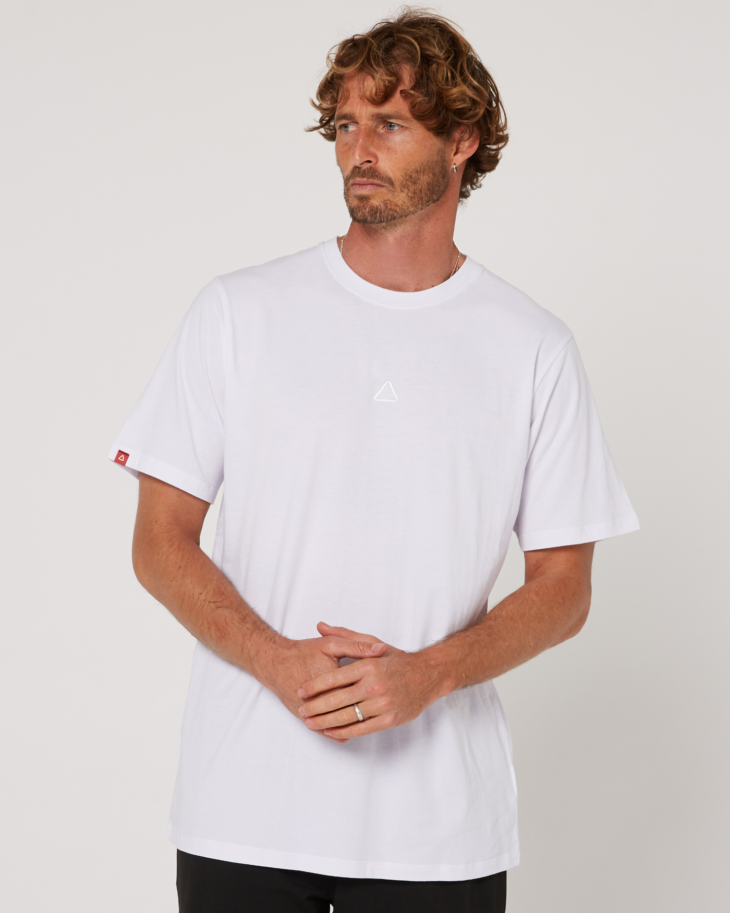 Unisex- Stitched Tee- White