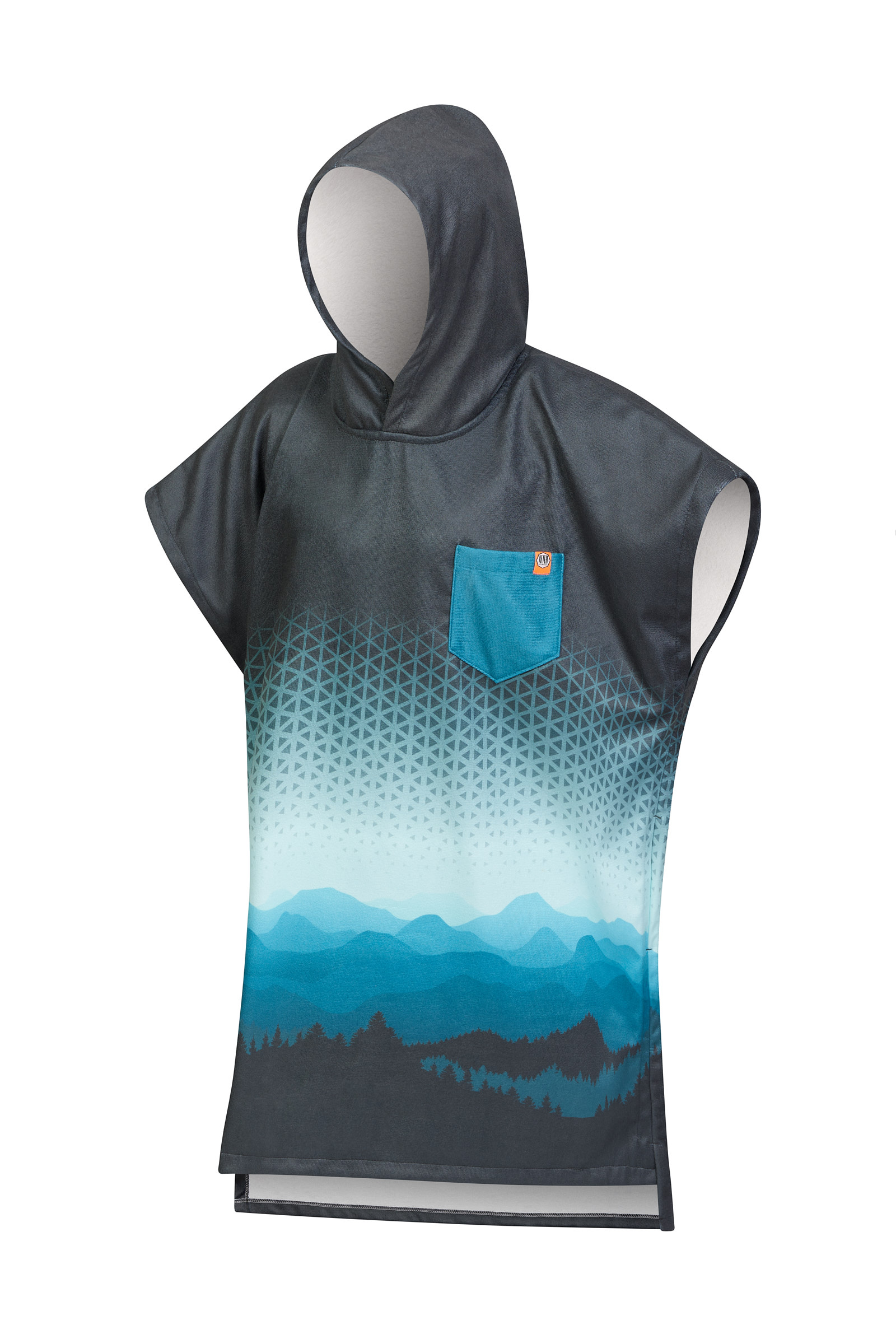 ALL OVER  PONCHO OUTDOOR - FRESH WATER