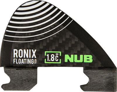 1.8 in. - Floating Fin-S 2.0 - Nub Left Surf Fin - Carbon