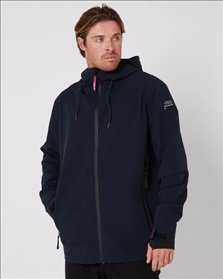 Unisex- 20K Rain  Zip Through- Black