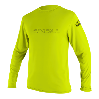 Youth Basic Skins L/S Sun Shirt- LIME- Youth