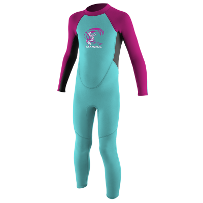 Toddler Reactor-2 2mm Back Zip Full - Girls- LIGHTAQ- Toddler