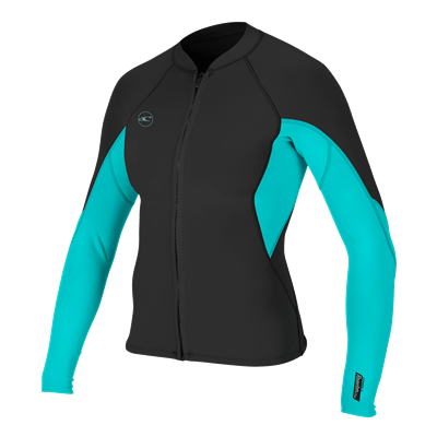 Wms Reactor-2 1.5mm Front Zip Jacket- BLK/LIG- Wms