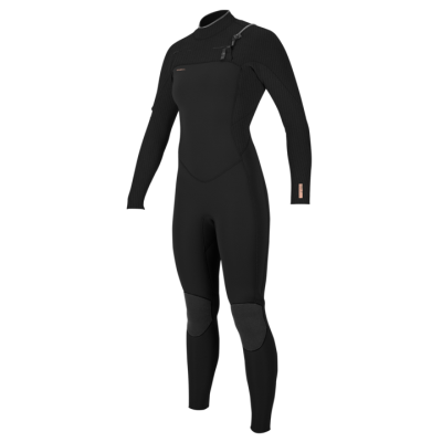 Wms Hyperfreak 4/3+ Chest Zip Full- BLK/BLK
