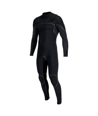 Hyperfreak Fire 3/2+ Chest Zip Full- BLK/BLK- Men