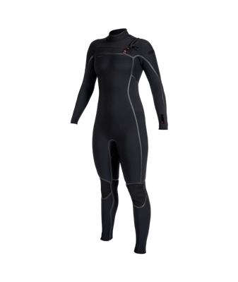 Wms Hyperfreak Fire 4/3+ Chest Zip Full- BLK/BLK- Wms