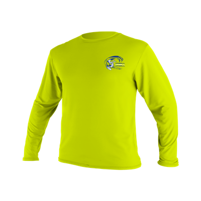 Child Basic Skins L/S Sun Shirt- LIME- Child