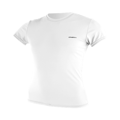 Wms Basic Skins S/S Sun Shirt- WHT- Wms