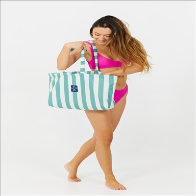 SWIM CLUB BEACH BAG - TOTE - GREEN