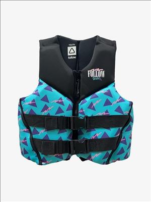 GROMMY CGA VEST - YOUTH - BLACK/TEAL - BOYS