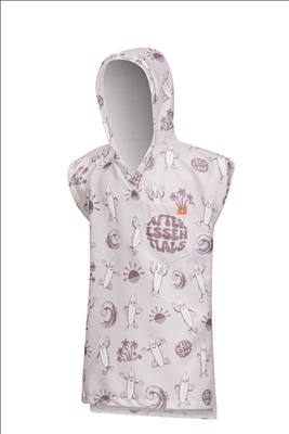 BABIES PONCHO - SURF MASCOT - DESIGN