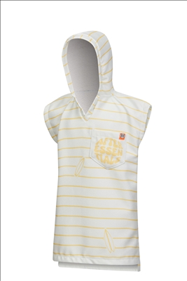 BABIES PONCHO - SURF STRIPES