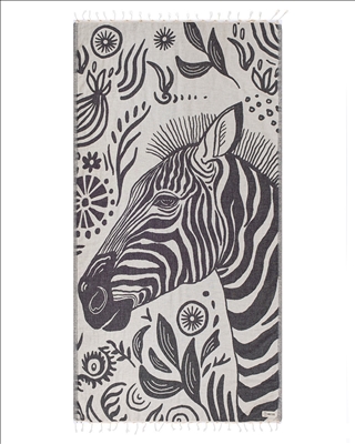 BEACH TOWELS - ZIZZY THE ZEBRA