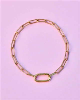 HARPER OVAL CHARM CHAIN BRC 5PK