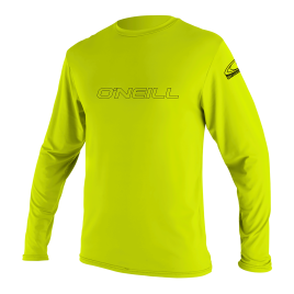 Youth Basic Skins L/S Sun Shirt- LIME- Youth