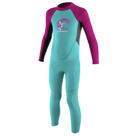 Toddler Reactor-2 2mm Back Zip Full - Girls- LIGHTAQ- Toddler