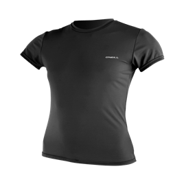 Wms Basic Skins S/S Sun Shirt- BLK- Wms