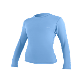 Wms Basic Skins L/S Sun Shirt- AZURINE- Wms