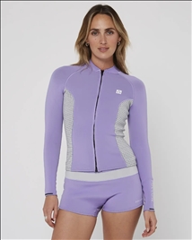 Women's- Ladies FZ Wetty Top- Purple
