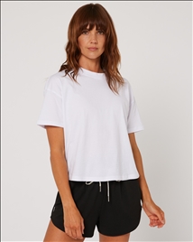 Women's- Rhea Oversized Tee- White