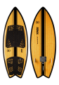 Koal Classic - Fish - Glossy Black / Bamboo - 5&amp;#39;