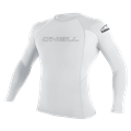 Men- Basic Skins L/S Rash Guard- WHI- 025