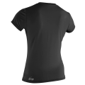Wms Basic Skins S/S Sun Shirt- BLK- Wms