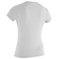 Wms Basic Skins S/S Sun Shirt- WHI- Wms