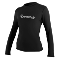 Wms Basic Skins L/S Sun Shirt- BLK- Wms