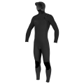 Hyperfreak 5/4+ Chest Zip w/Hood- BLK- Men