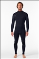 Hyperfreak Fire 4/3+ Back Zip Full- BLK/BLK- Men