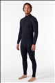 Hyperfreak Fire 4/3+ Back Zip Full- BLK/BLK- Men