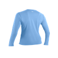Wms Basic Skins L/S Sun Shirt- AZURINE- Wms