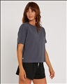 Women&amp;#39;s- Rhea Oversized Tee- Charcoal