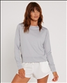 Women&amp;#39;s- Elara Sun Tee L/S- Light Grey