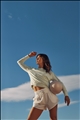 Women&amp;#39;s- Elara Sun Tee L/S- Light Petina