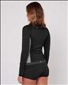 Women&amp;#39;s- Ladies FZ Wetty Top- Wetsuit Top- Black