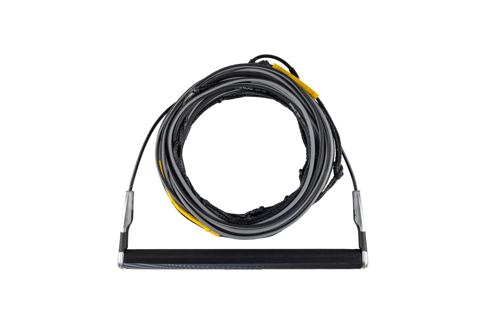 One Combo - Hide Grip 1.25 in. Dia. w/80 ft. 5-Sect. R8 Rope - Chrome / Black