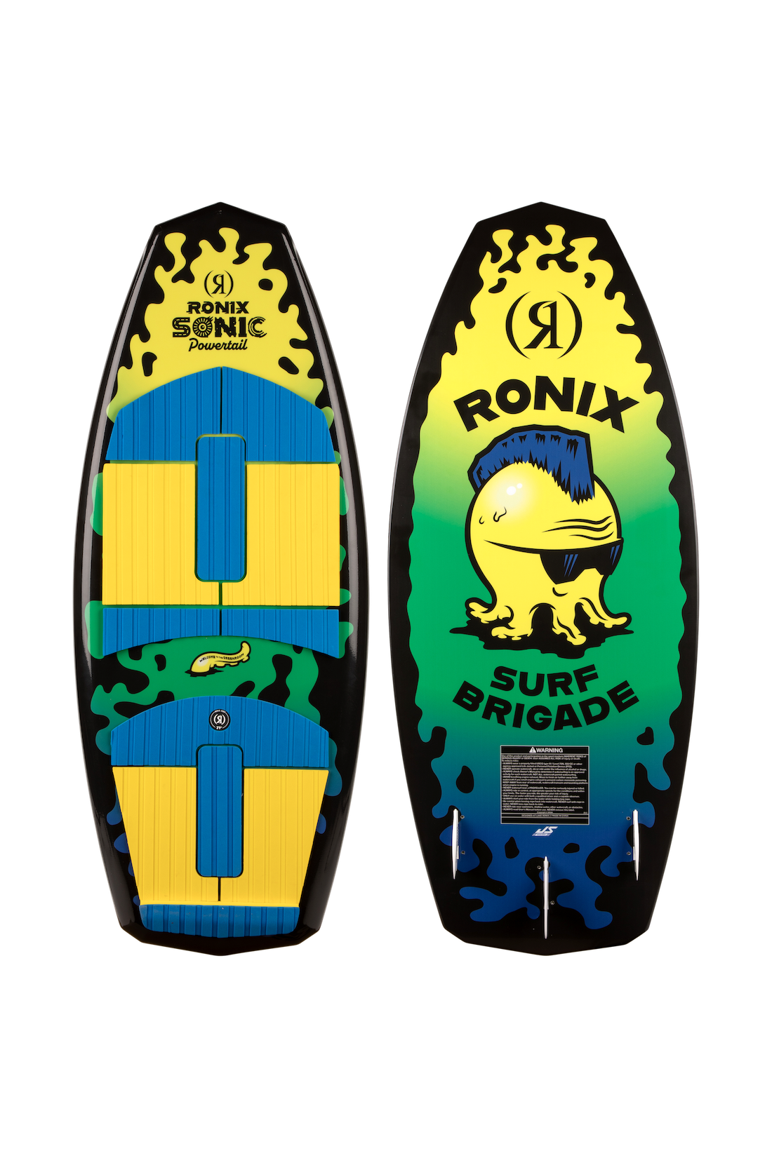Sonic - Powertail - Yellow / Green Squidhawk - 3'9