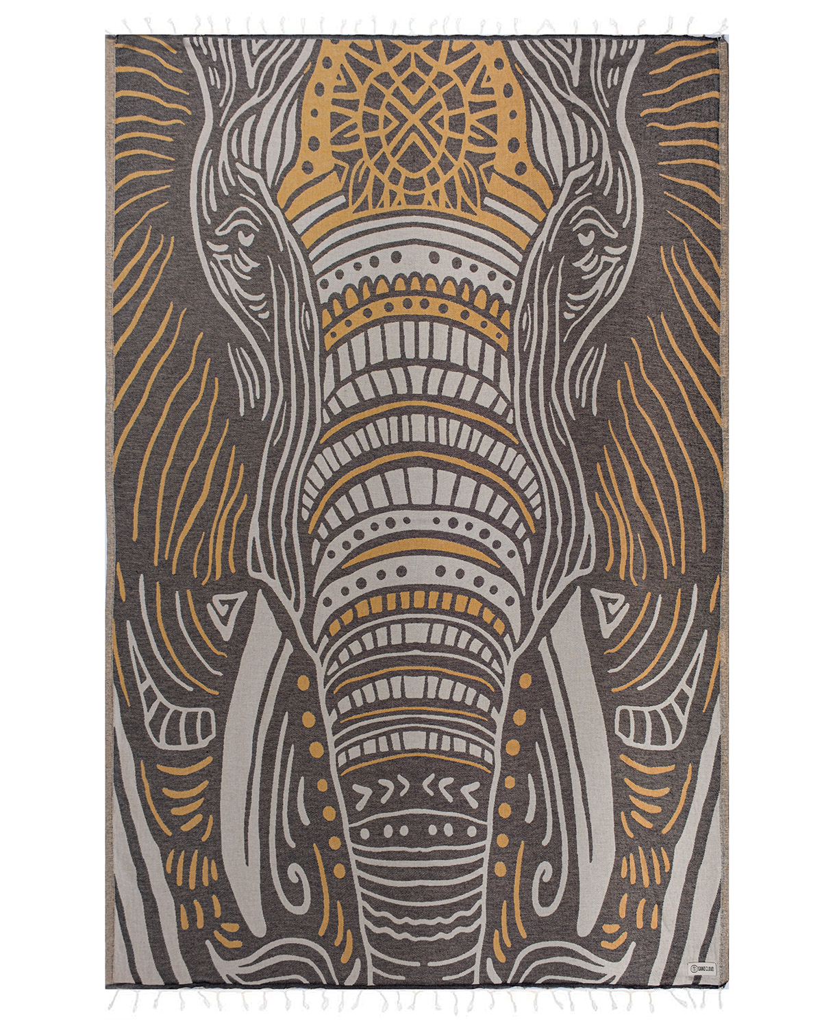 BEACH TOWELS - THUNDER THE ELEPHANT - LARGE