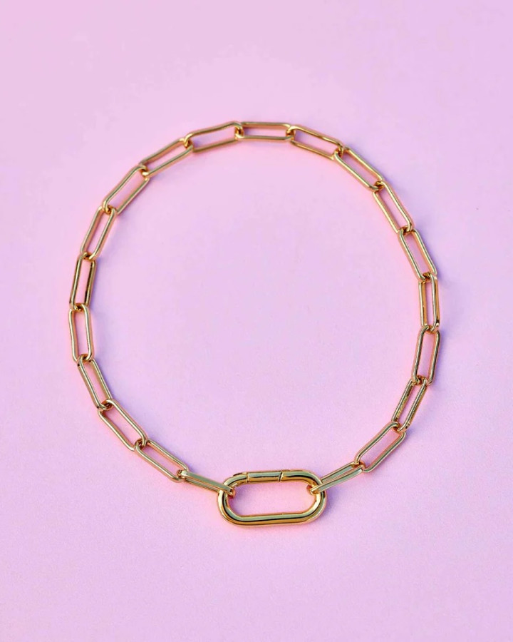 HARPER OVAL CHARM CHAIN BRC 5PK